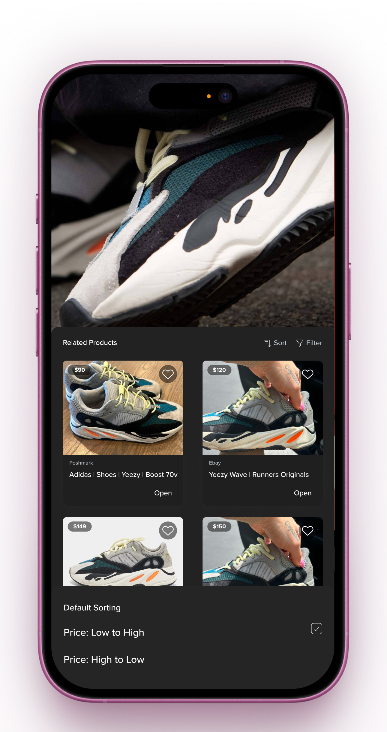 Styra app preview: visual search